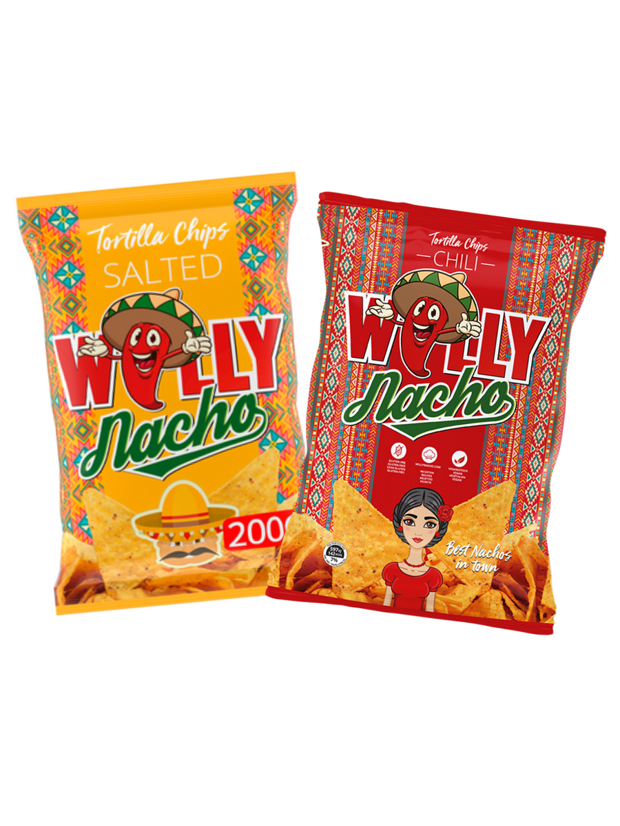 Willy Tortilla Chips Salted/Chilli 200 ml Ling & Sons Food Market