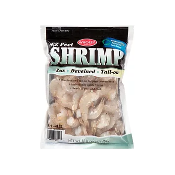 Wholey Shrimp EZ Peel 31/40 Tail-On 1lb