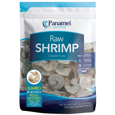 Panamei Shrimp 16-20 EZ Peel Jumbo 2lb