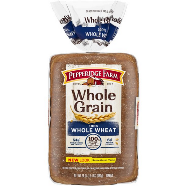 Pepperidge Farm Whole Grain 100% Whole Wheat 24oz