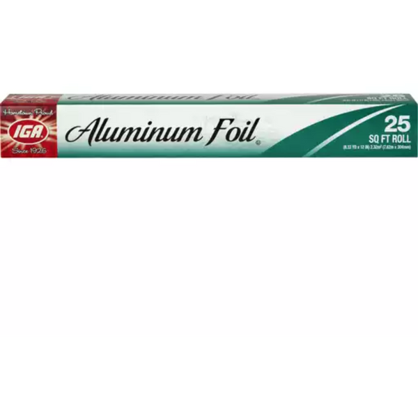 IGA aluminium foil 25 sqft (4769214759049)