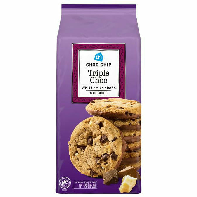 AH Triple Chocolate Chip Cookies 200 gr Ling & Sons Food Market