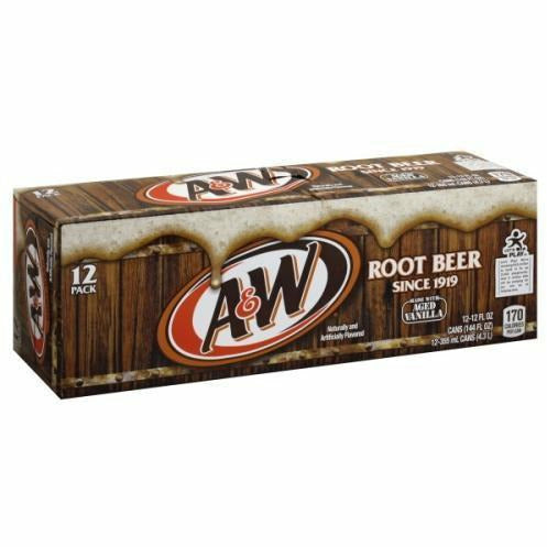 A&W Rootbeer 12-pack 12 oz