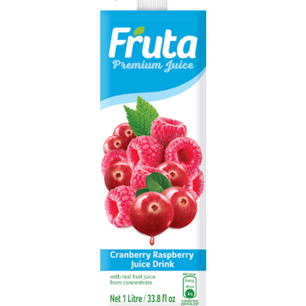 Fruta Juice Cranberry Raspberry 1L