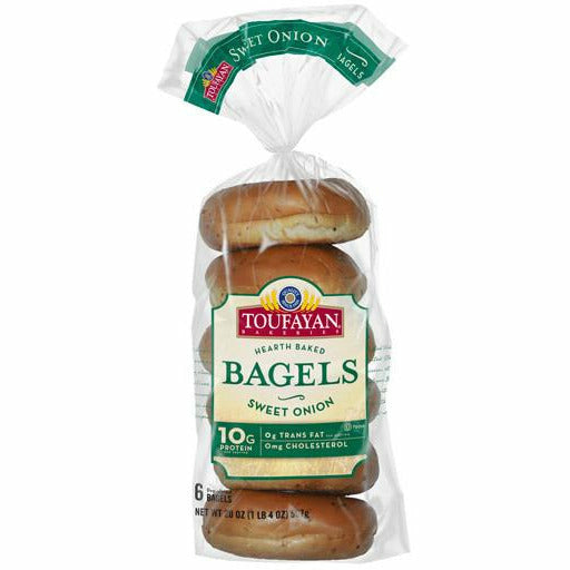 Toufayan Bagels Sweet Oion 6 ct
