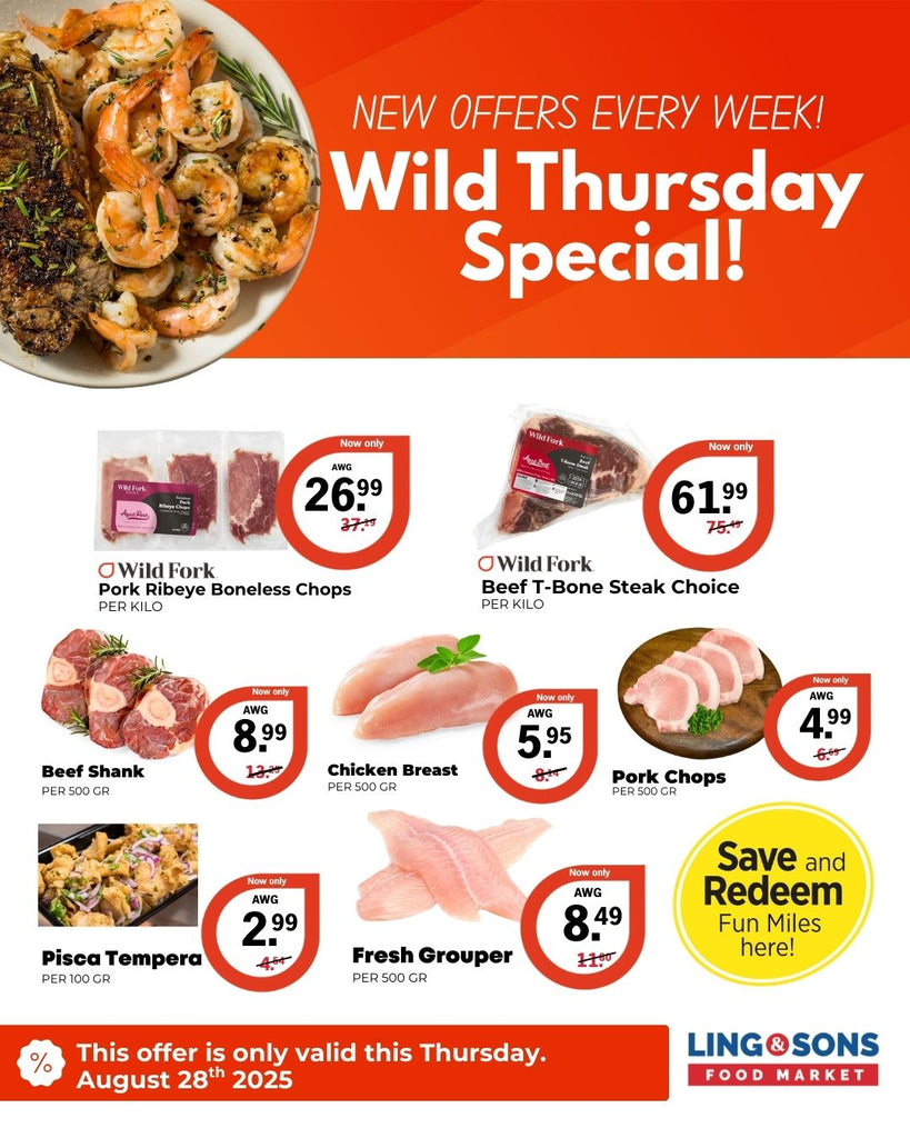WILD THURSDAY SPECIALS