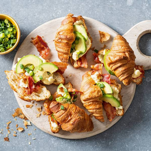 Croissant with Avocado and Egg Salad