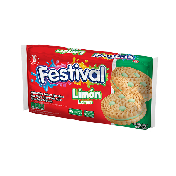 Festival Limon Cookies 403 gr