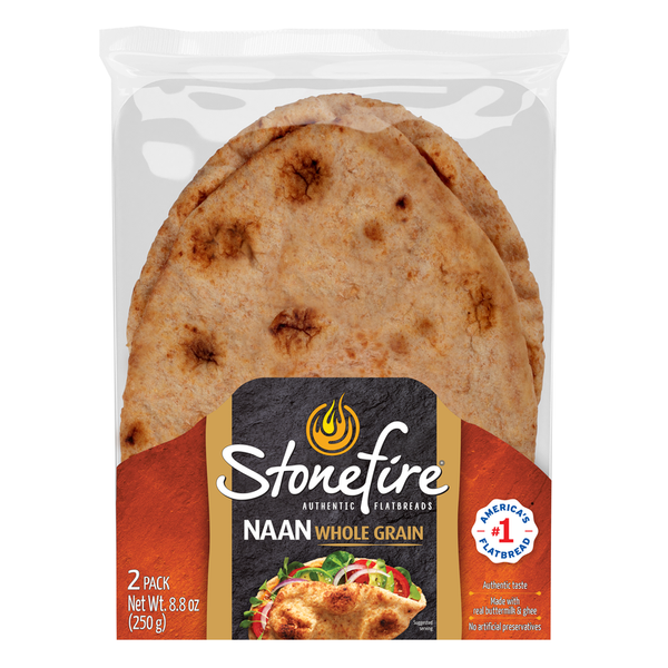 Stonefire Stonefire Naan Whole Grain 2-4.4 oz – Ling & Sons Food Market