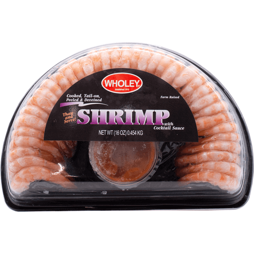 Wholey Shrimp Half Ring with Sauce 16oz