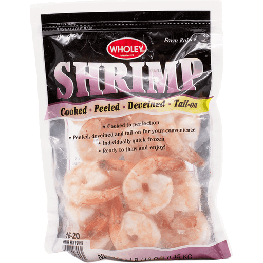 Wholey Shrimp Cooked 16-20 1lb