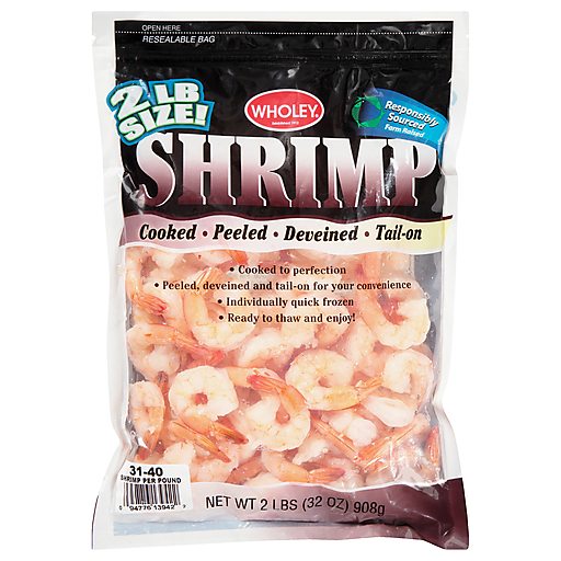 Wholey Shrimp Cooked 31-40 2lb