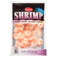 Wholey Shrimp Cooked 41-50 1lb