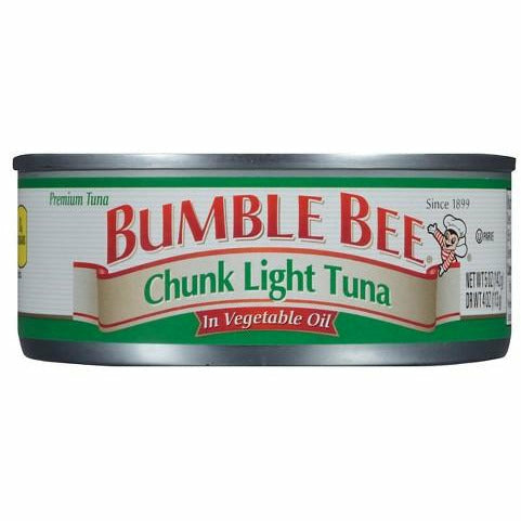 Bumble chunk light tuna in oil 5oz (4769213644937)