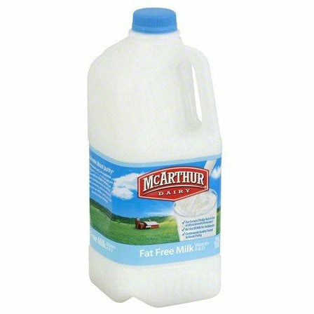 Mc Arthur Milk Fat Free Milk 0.5 gal – Ling & Sons Food Market