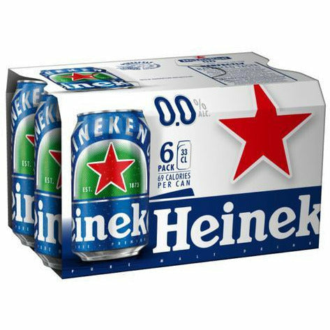 Heineken 0.0% Alcohol 6-pack 33 cl