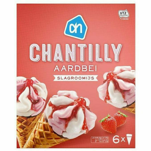 AH Chantilly Aardbei 6x
