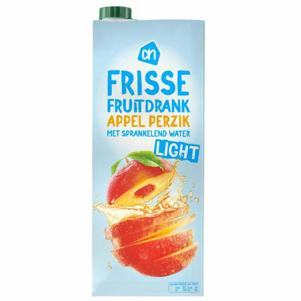 AH Frisse Fruitdrank Appel-Perzik Light 1.5L