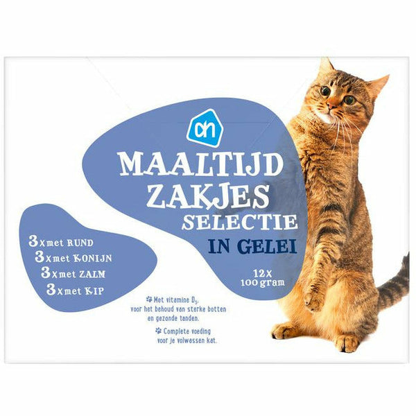 AH Maaltijd Zakjes Selectie in Gelei 12-pack
