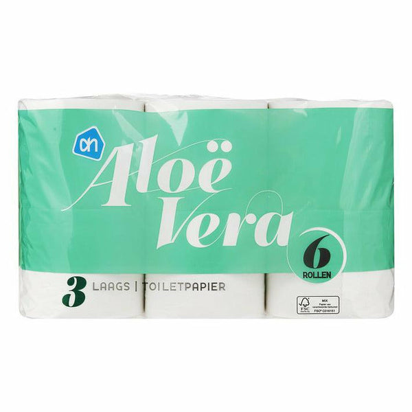 AH Toiletpapier Aloe Vera 6 rollen