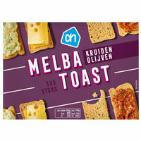 AH Melba Toast Italiaanse Kruiden & Olijf 100 gr