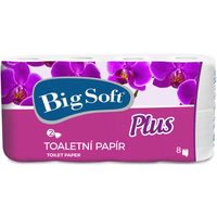 Big Soft Toilet Paper 2 ply - 8 rolls
