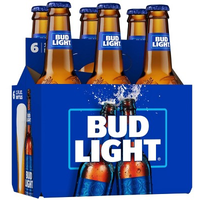 Bud Light 6-12oz Bottles