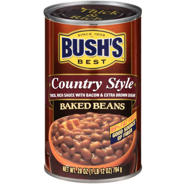 Bush Country Style Baked Beans 28oz