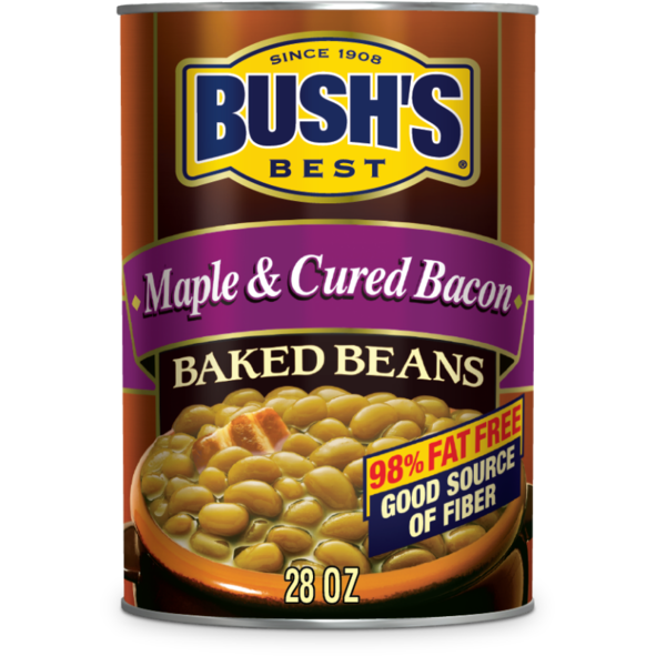 Bush Maple & Cured Bacon Baked Beans 28oz