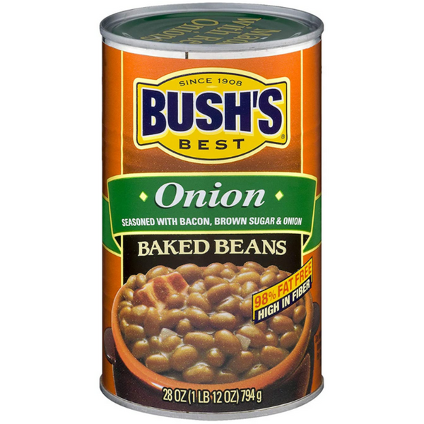 Bush Onion Baked Beans 28oz