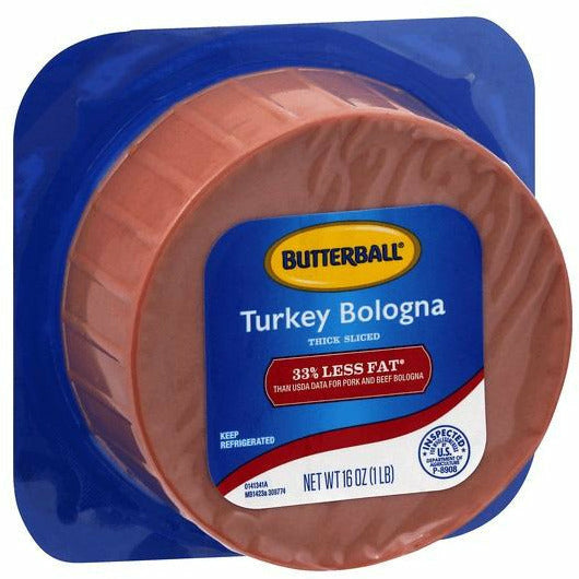 Butterball Turkey Bologna 33% Less Fat 16 oz