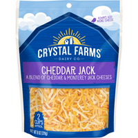 Crystal Farms Cheddar Jack Shredded 8oz