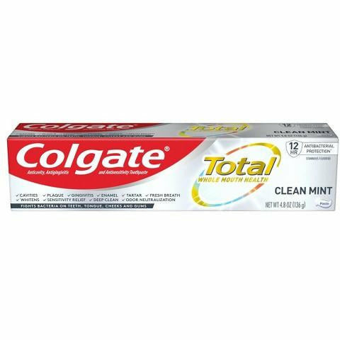 Colgate Toothpaste Total Clean Mint 4.8 oz