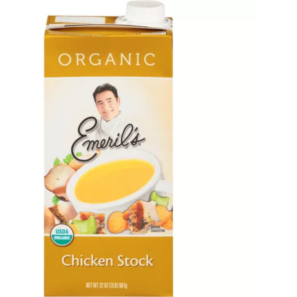 Emeril's Organic Chicken Stock 25 oz