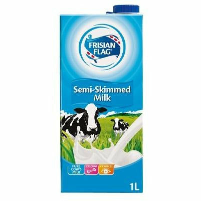 Frisian Flag Semi-Skimmed Milk 1L