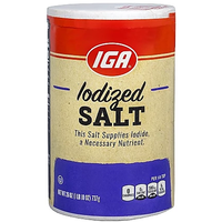 IGA Iodized Salt 26 oz