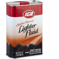 IGA Odorless Charcoal Lighter Fluid 1QT