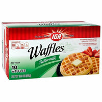 IGA Waffles Buttermilk 12.3 oz