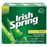 Irish Spring Aloe 3 bars - 4 oz