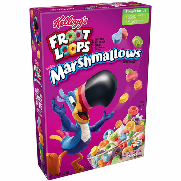 Kellogg's Froot Loops Marshmallow 10.5 oz