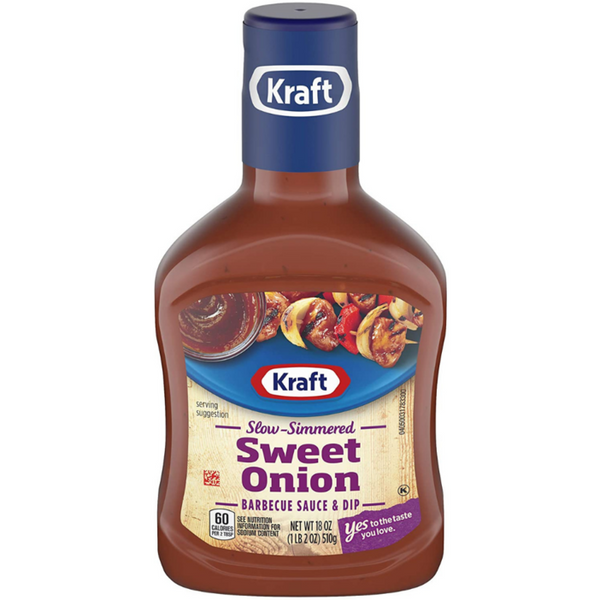 Kraft Sweet Onion BBQ Sauce 18 oz