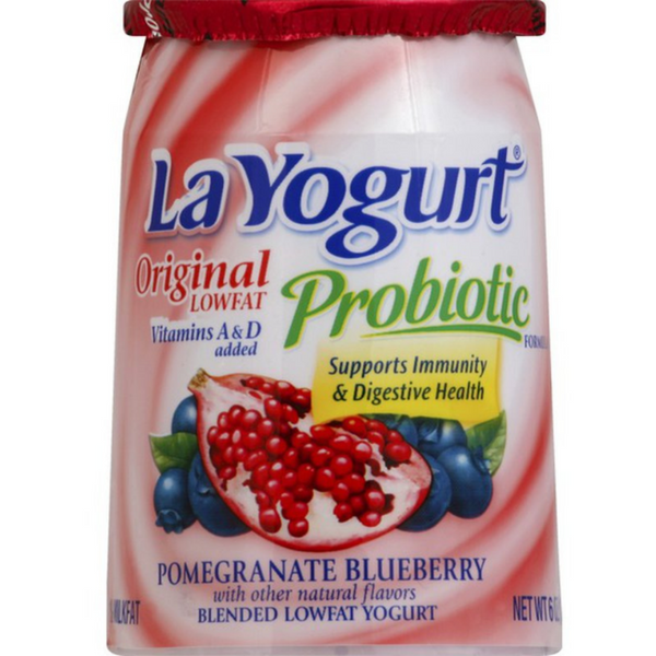 La Yogurt Original Pomegranate Blueberry 6 oz