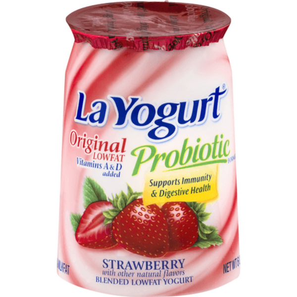 La Yogurt Original Strawberry 6 oz