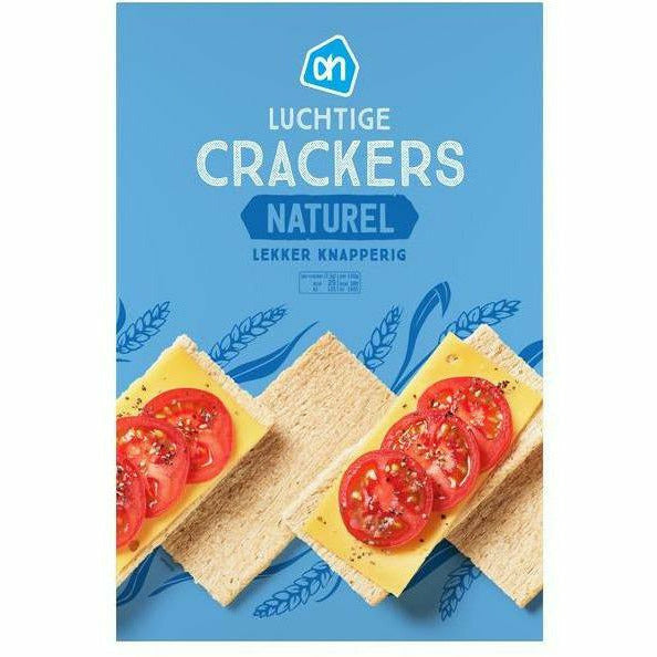 AH Luchtige Crackers Naturel 250 gr