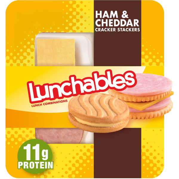 Lunchables Ham & Cheddar Cracker Stackers 3.2 oz