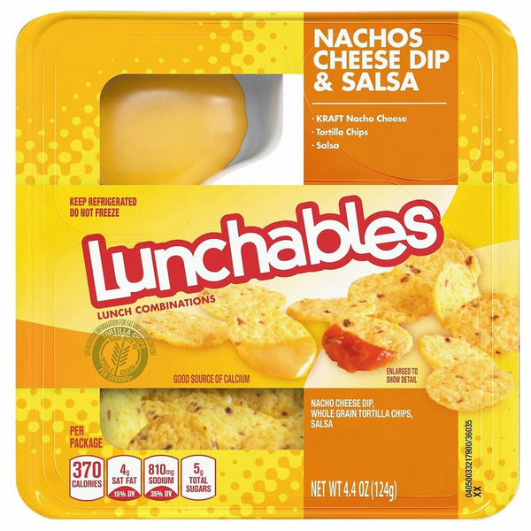 Lunchables Nacho Cheese Dip & Salsa 4.4 oz