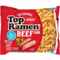 Nissin Top Ramen Beef 3 oz