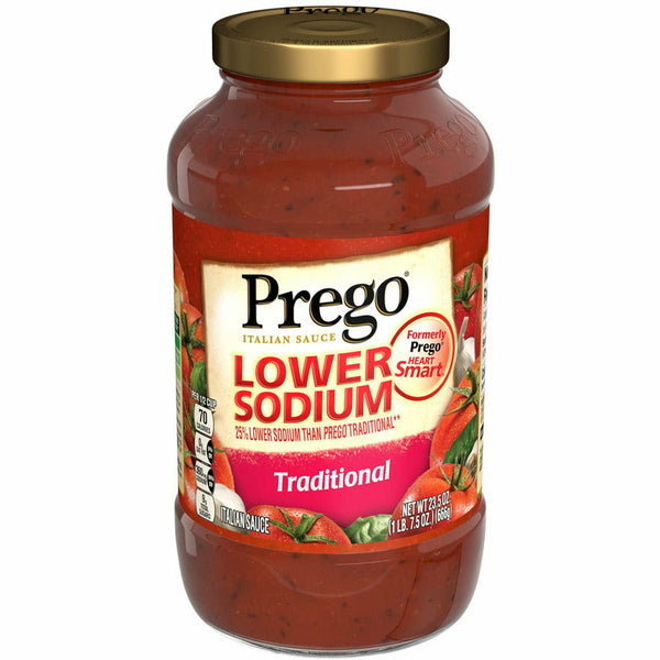 Prego Lower Sodium Traditional 23.5 oz