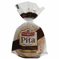 Toufayan Pita Whole Wheat Pre-Cut 11 oz