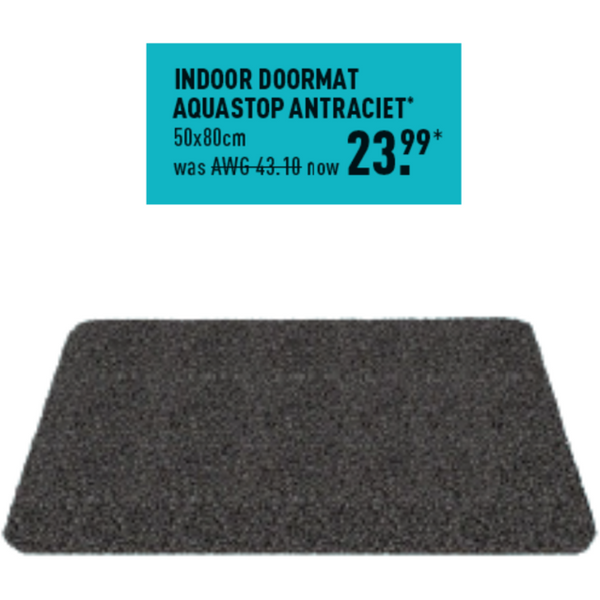Indoor Doormat Aquastop Antraciet